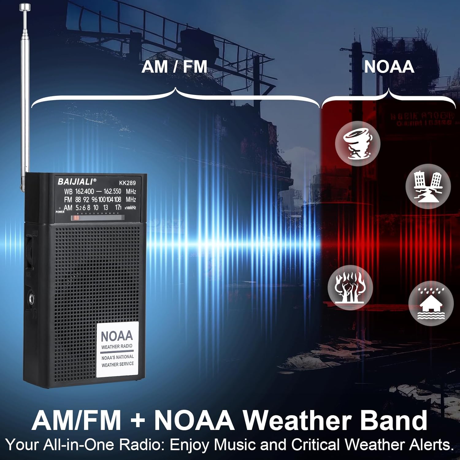 am fm NOAA Radio(KK289)