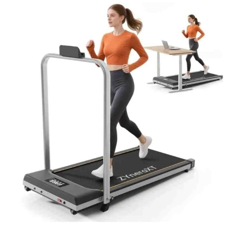 Zyneraxt Foldable Walking Pad Treadmill, W3F, Black