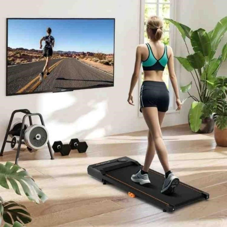 Costway Under Desk Home, Treadmill, SP38314US-BK, Black