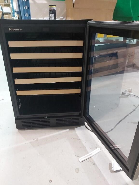 Hisense 24-inch W 54-Bottle Wine Fridge - Stainles