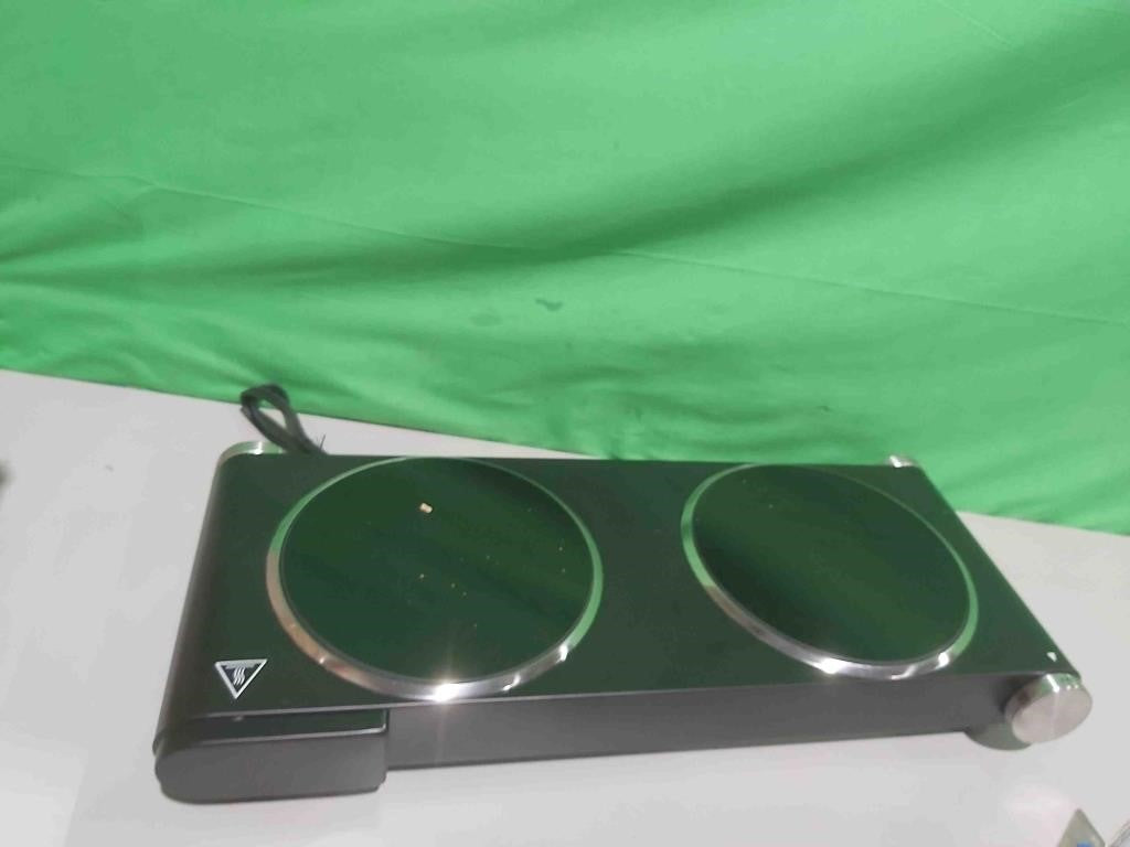 Techwood 1800W Electric Stove Double Burn