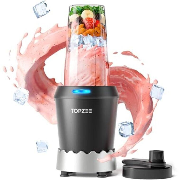TOPZEE Personal Smoothie Blender, 1000W Single-Serve Blender
