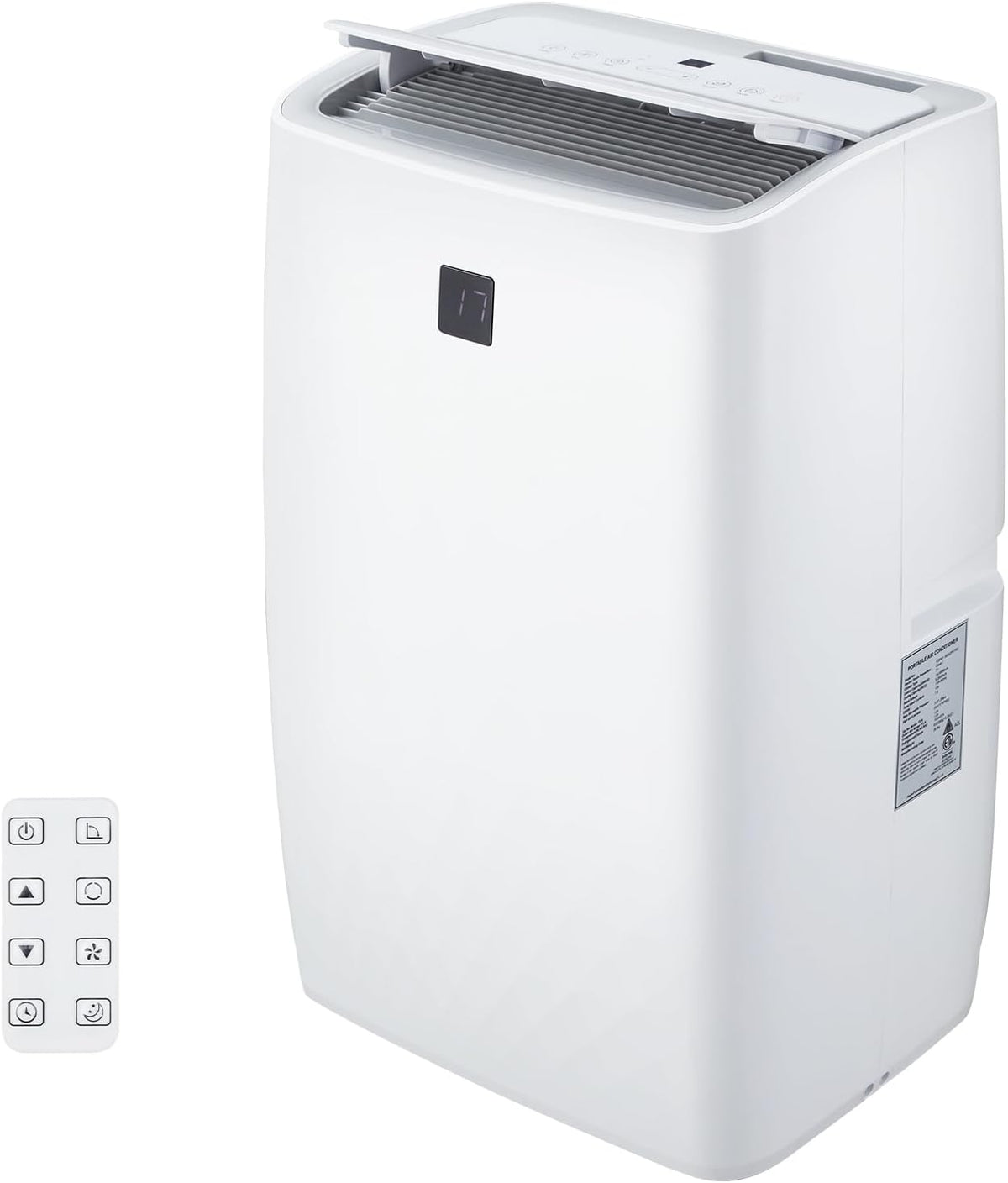 Portable Air Conditioners, Cools Up to 750 Sq.Ft, 14, 000 BTU WHITE