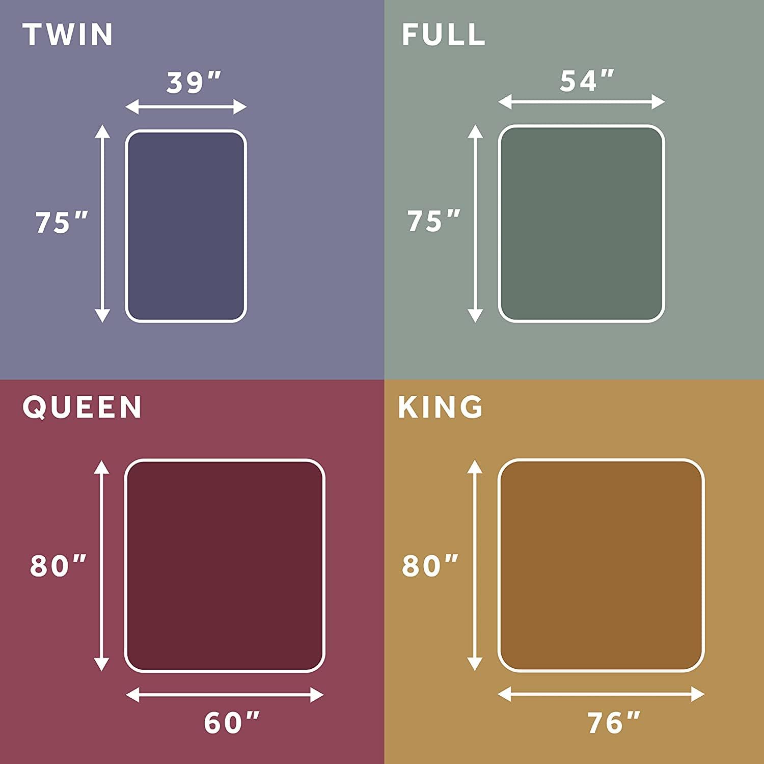 Sunbeam Heated Mattress Pad Quilted 10 Heat Settings