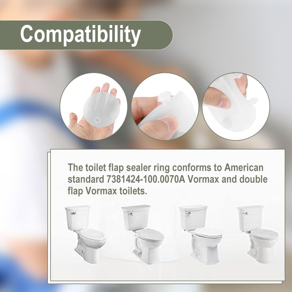 Silicone Toilet Flapper 4Pack