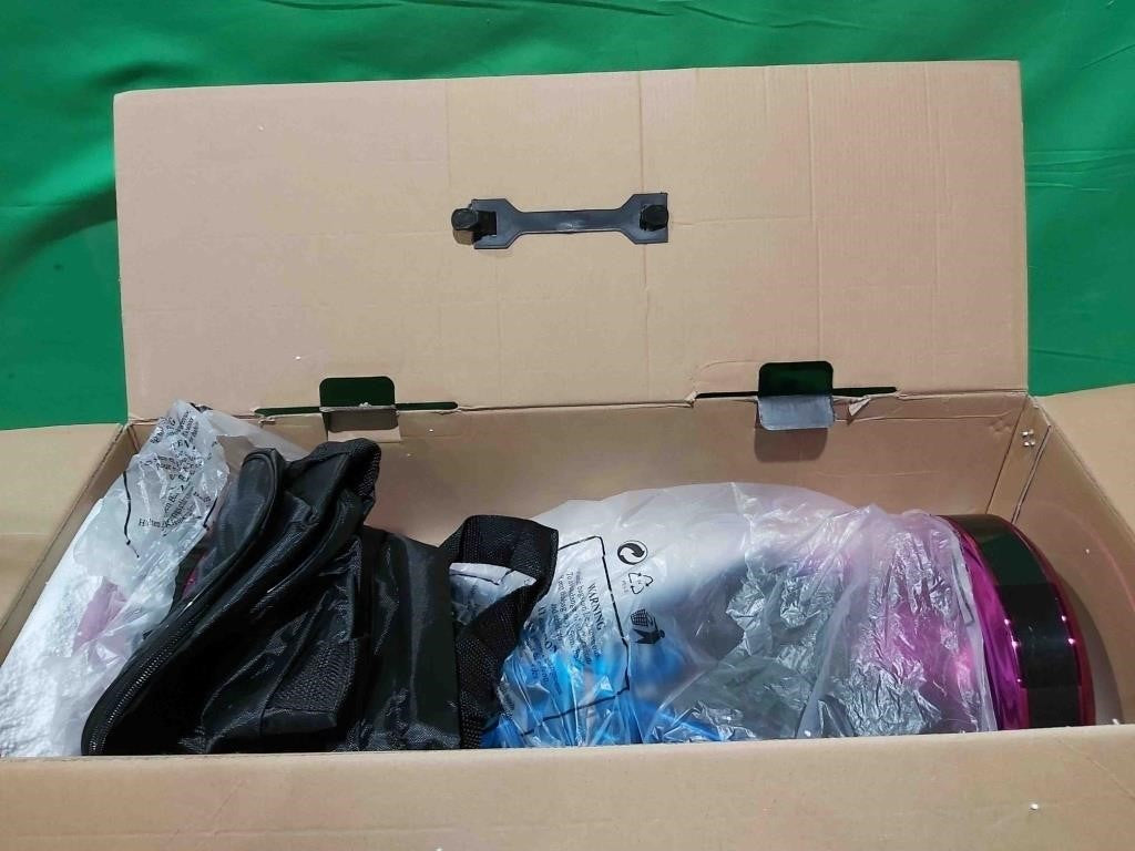 Weelmotion 8“Off-Road Chrome, Dual 300W Motor Purple Blue