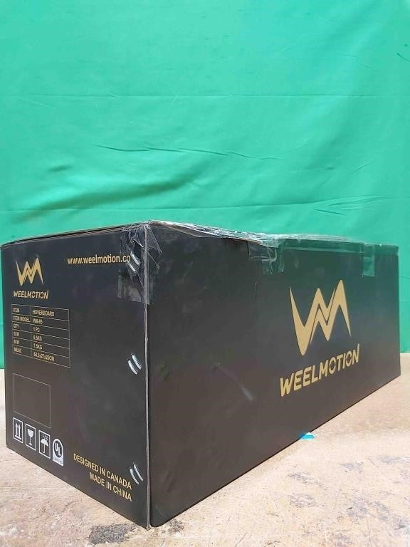 Weelmotion 8“Off-Road Chrome, Dual 300W Motor Purple Blue