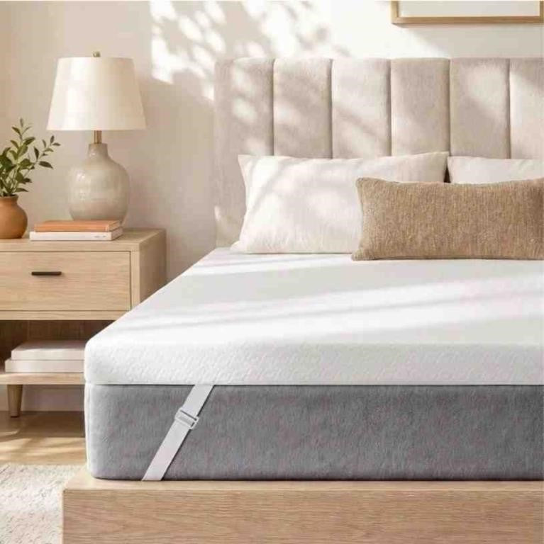 Czpalo 3 Inch Queen Size Gel Memory Foam Mattress Topper