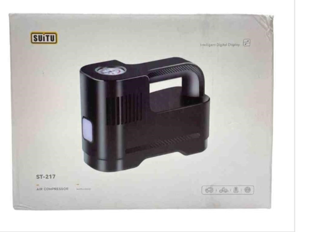 Suitu Air Compressor Intelligent Digital Display, Black, ST-217