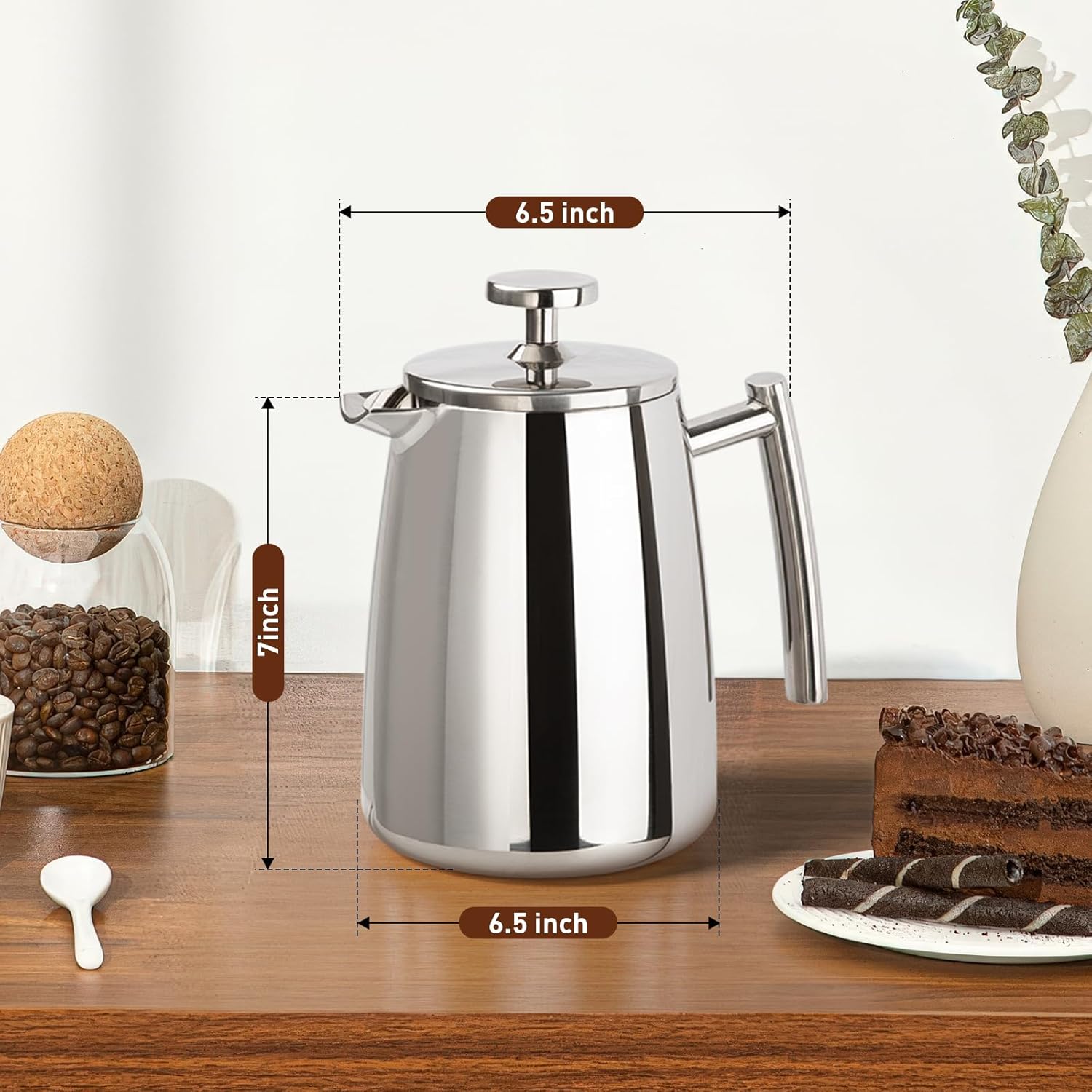 Secura French Press Coffee Maker, 17-Ounce,