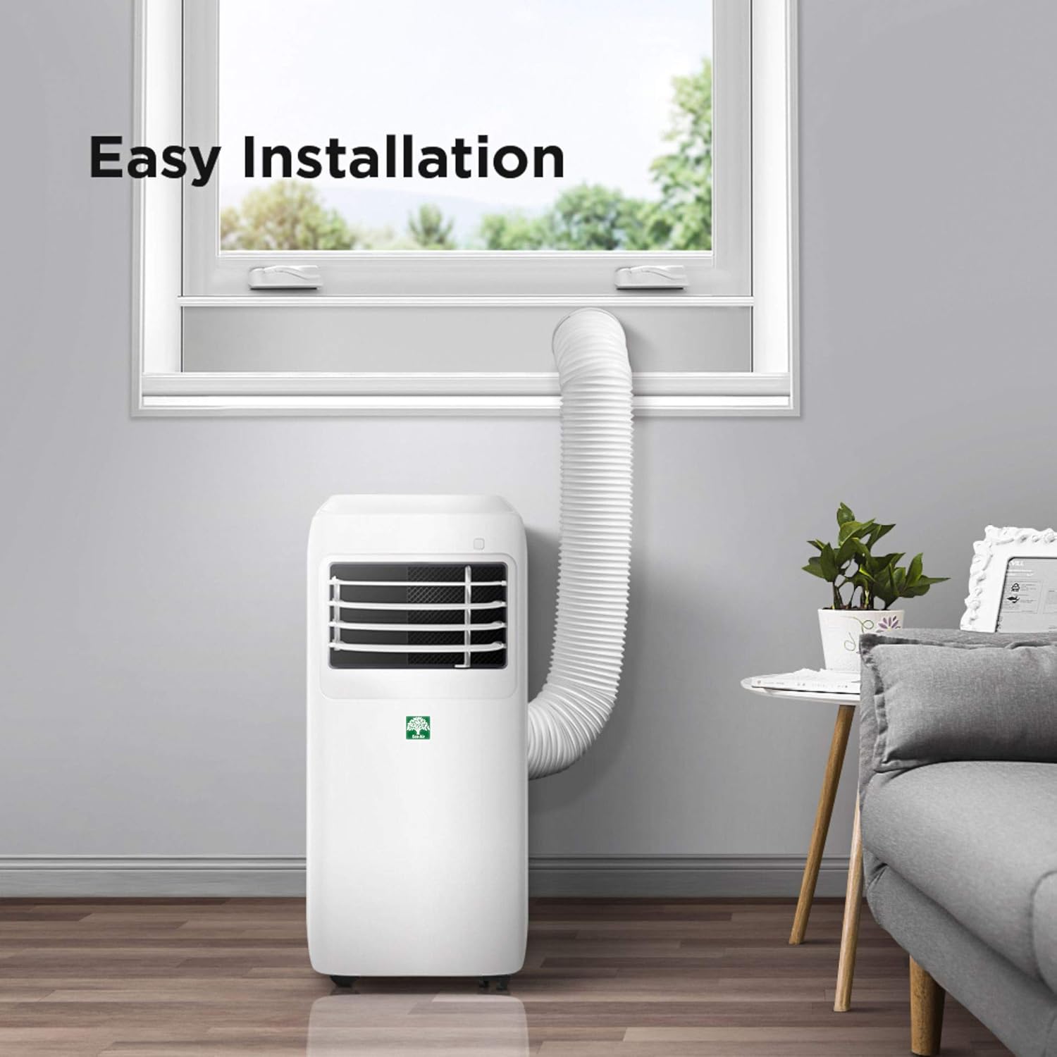 Eco-Air Portable Air Conditioner, 9,000 BTU,