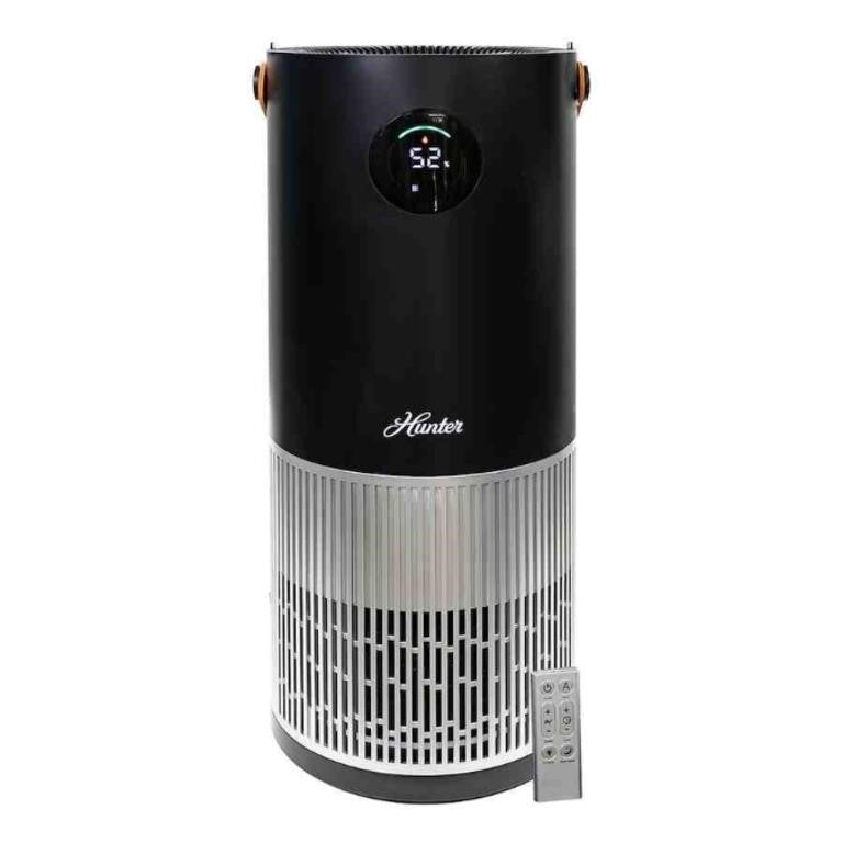 Hunter 2-in-1 HEPA Air Purifier and Evaporative Humidifier, Black
