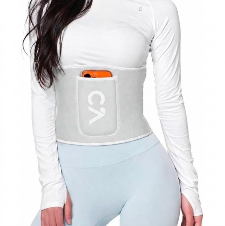 Chick-Active Waist Trimmer Belt, White Large
