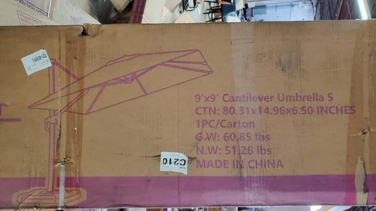 PURPLE LEAF 9ft Patio Umbrella EN44377