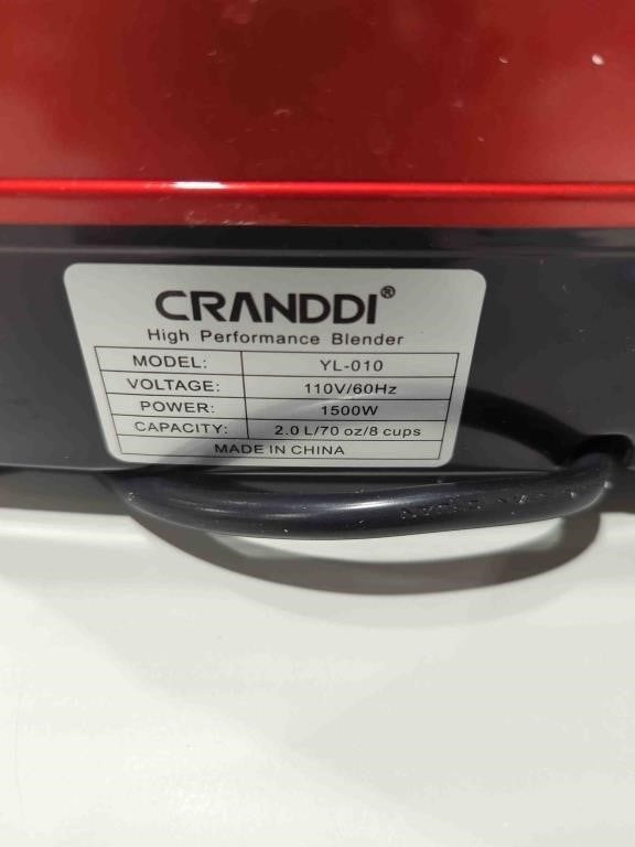 CRANDDI Professional Blender, 1500 Watt Power