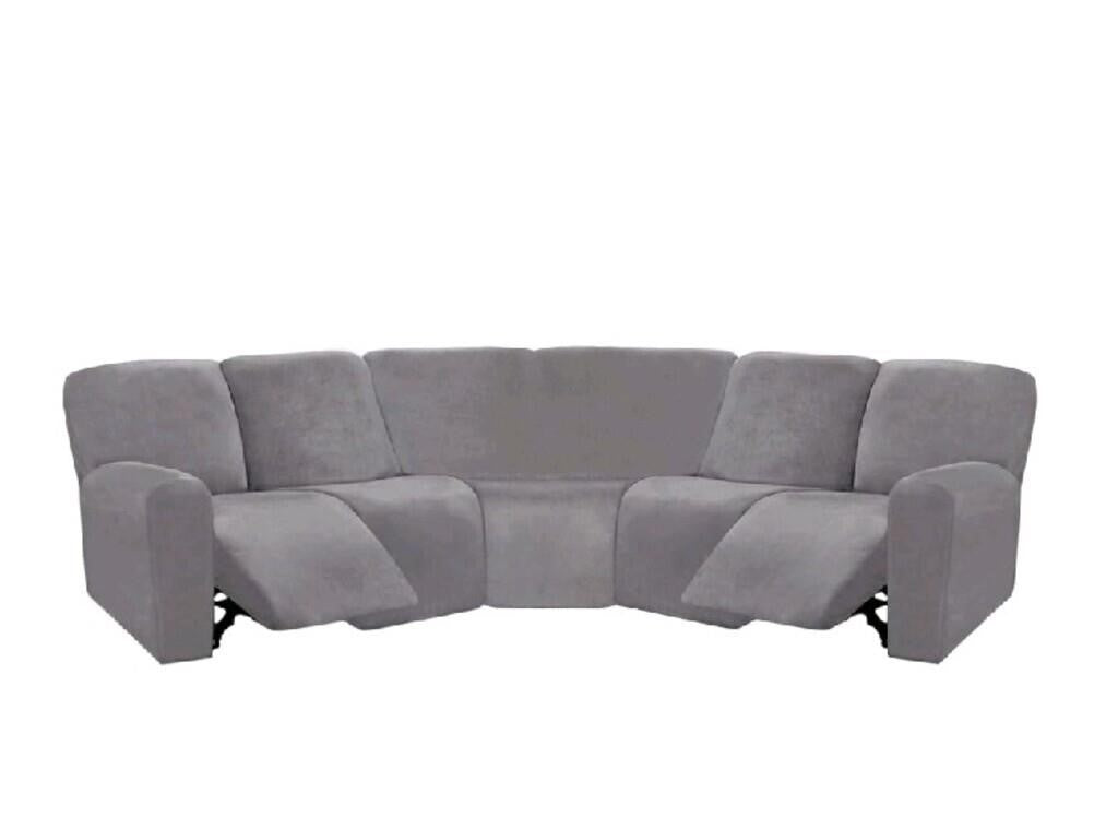 ULTICOR 7-Piece L Shape Sectional Recliner Sofa C