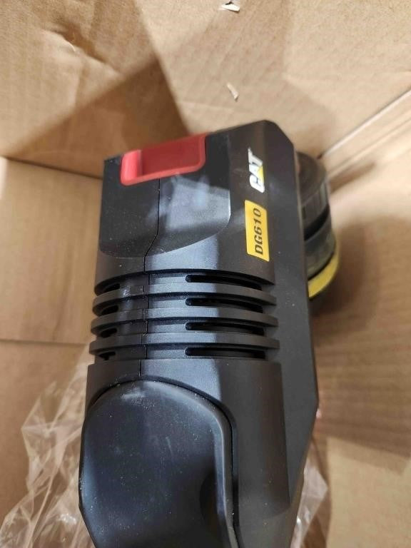 CAT 60V Cordless Grass Trimmer, DG610, 15" Cut Path, Black/Yellow