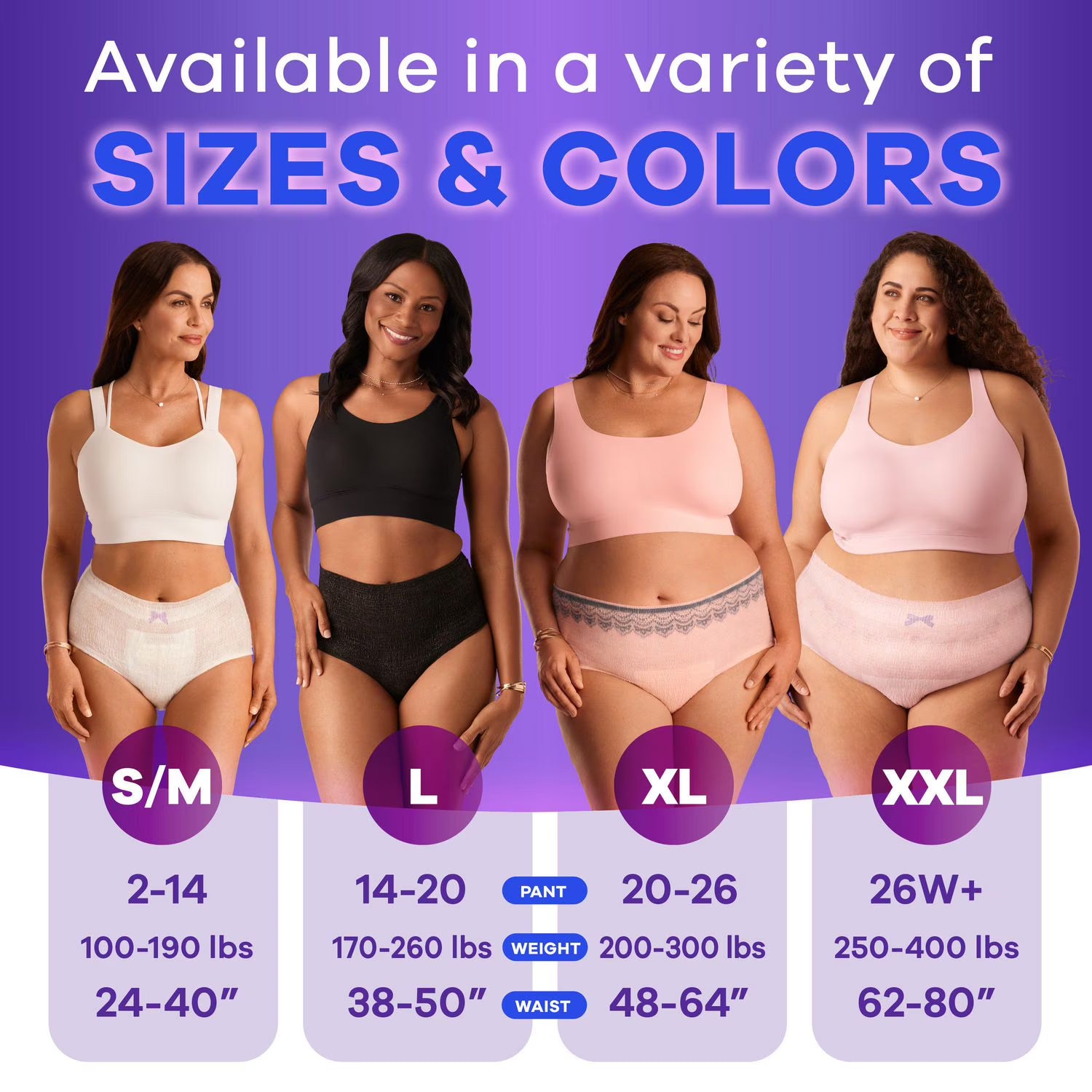 Always Discreet Adult Incontinence Underwear, Women Size S/M