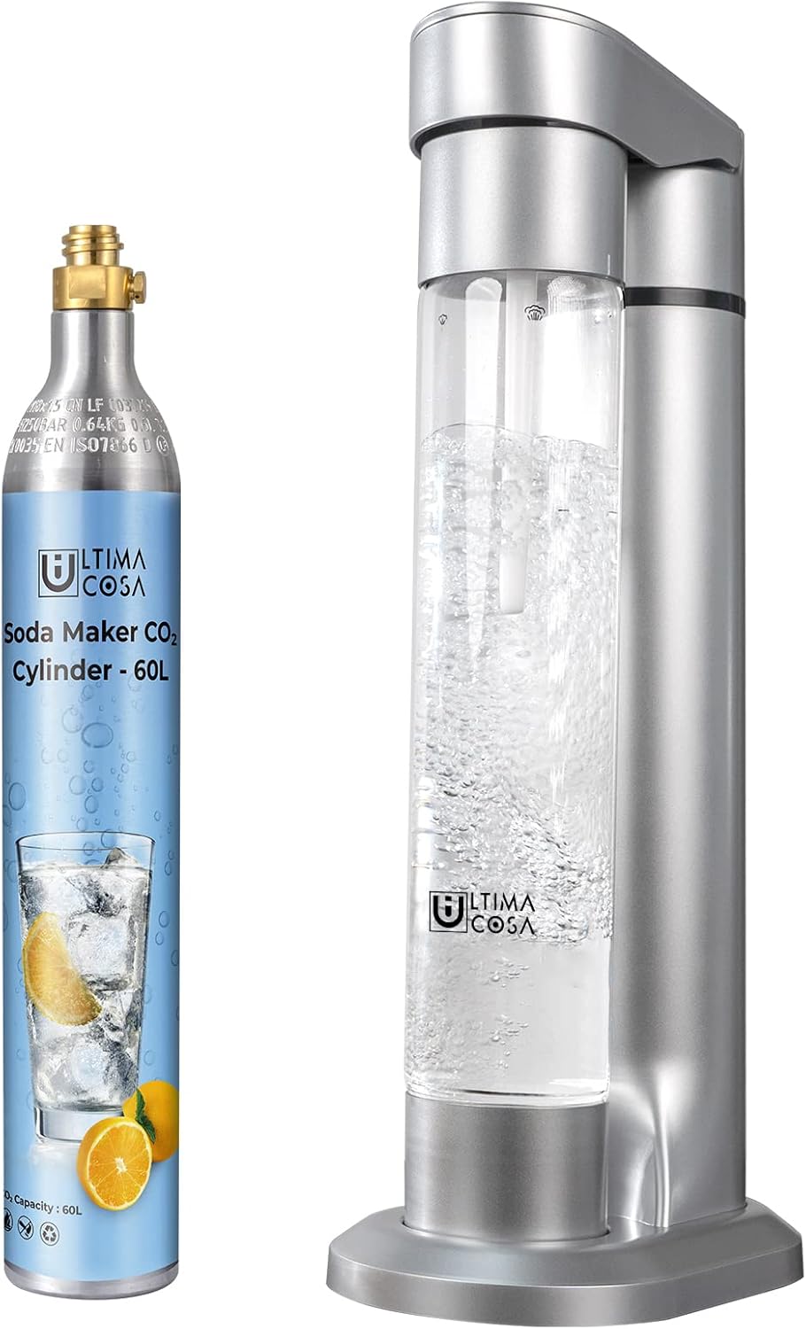 Ultima Cosa Soda Maker with CO2 Cylinder