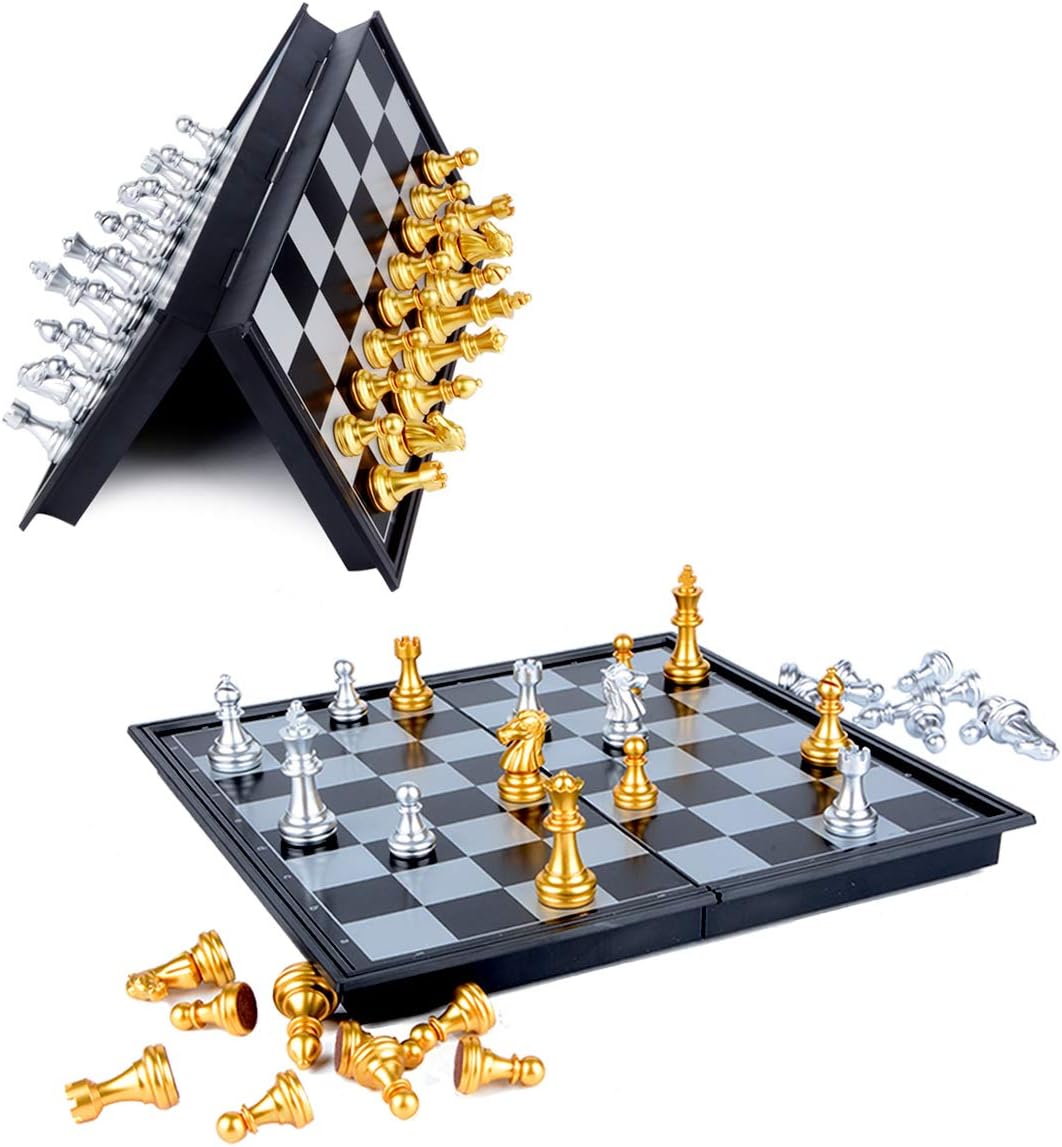 Chess Set - HoveBeaty Portable Classic Folding Travel Magnetic