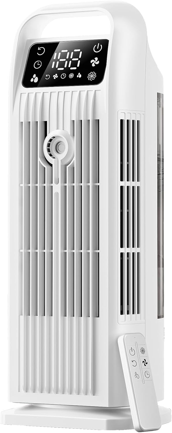 Air Conditioner, Evaporative 6 in 1 Low Consumption Air Conditioner, Polar White KF1