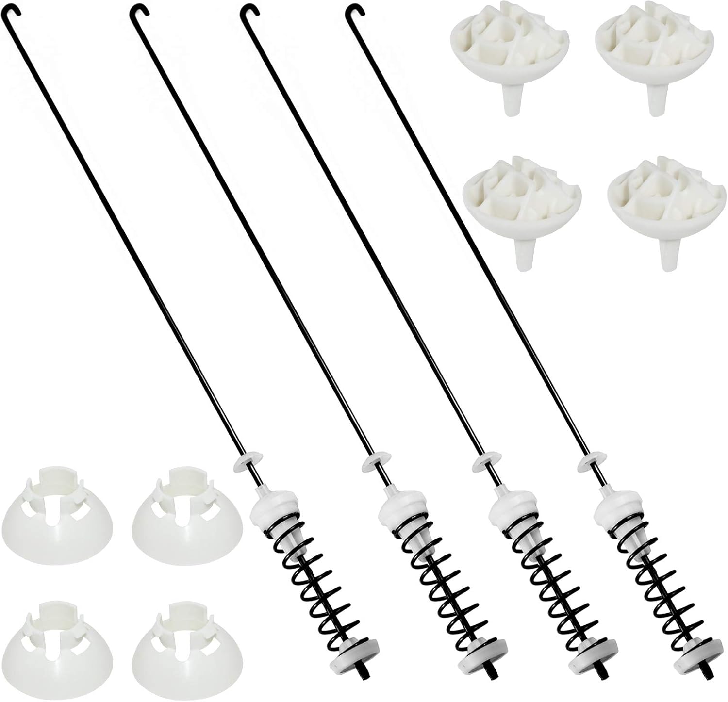 Updated W10780048 WTW4800XQ4 WTW4800XQ1 RTW4640YQ1 ATW4675YQ1 Washer Suspension Rod Replacement