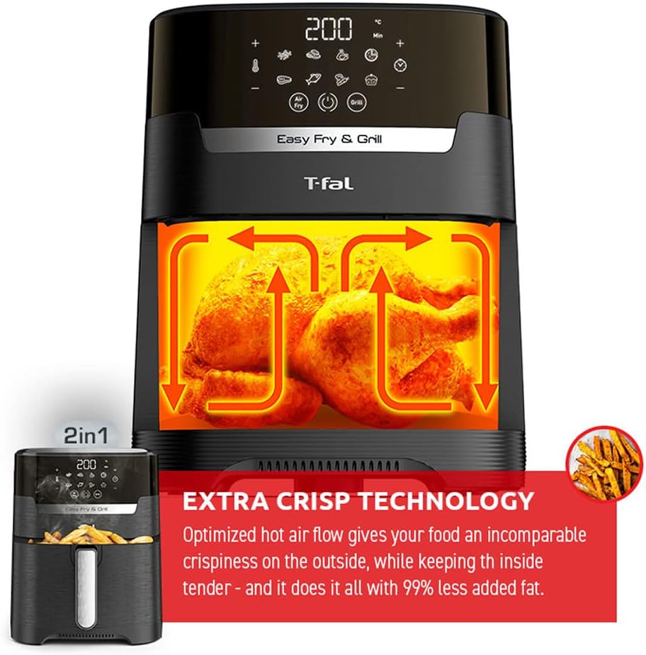 T-Fal Easy Fry And Grill Precision Digital Air Fryer