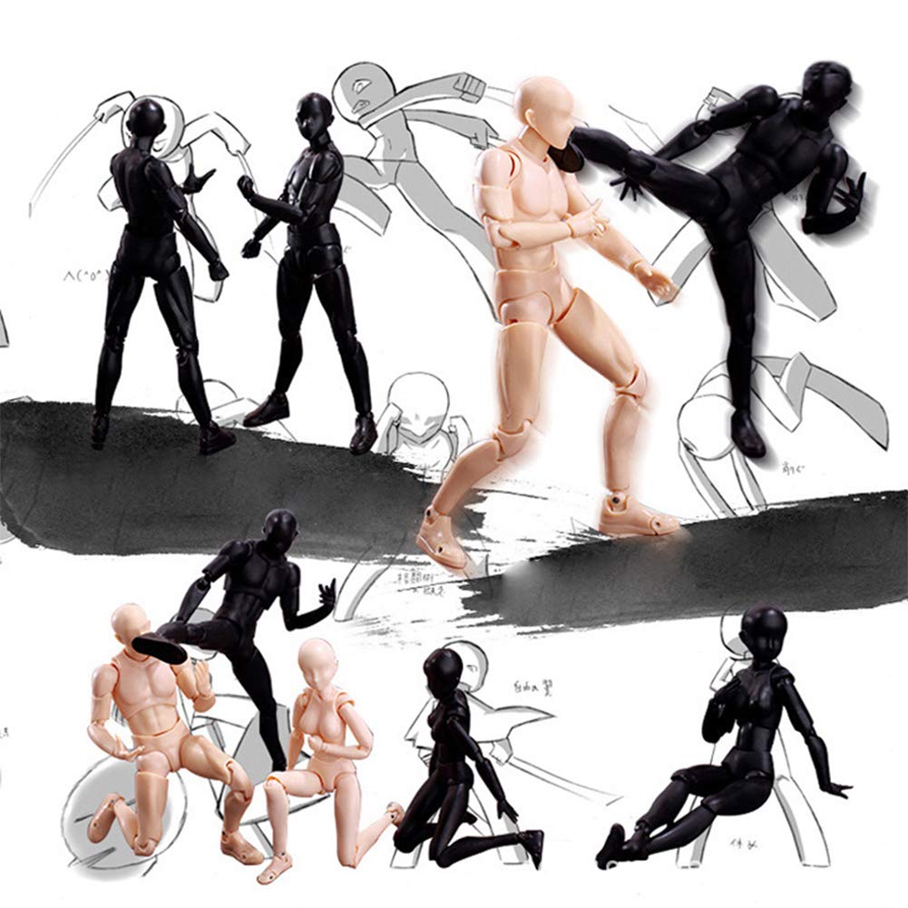 XuBa Men/Women Movable Bady Shape Action Figure Modeling