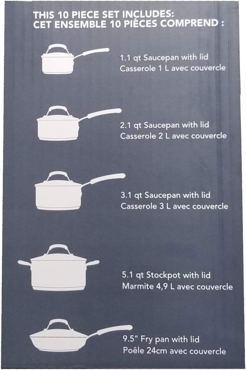 Heritage The Rock Elite Stainless Steel 10-pc