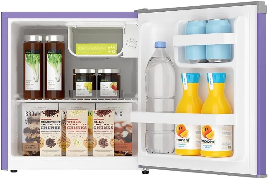 Frigidaire EFR115-PURPLE 1.6 Cu Ft Compact Fridge, Purple
