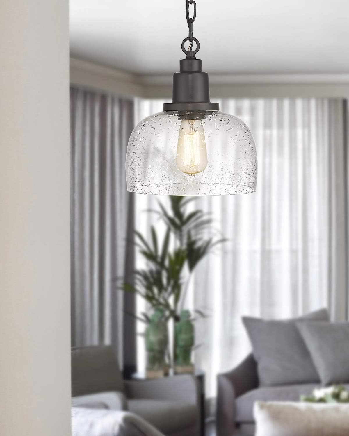 EAPUDUN Modern Farmhouse Pendant Light