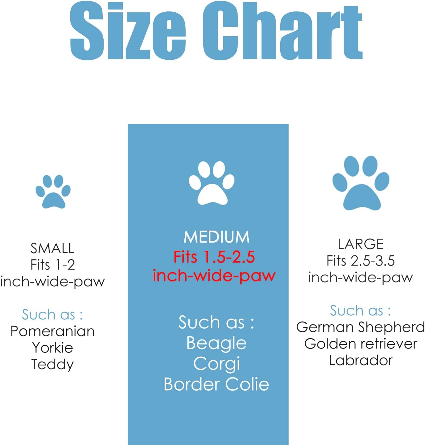 Softclean  dog paw cleaner (Medium ) blue