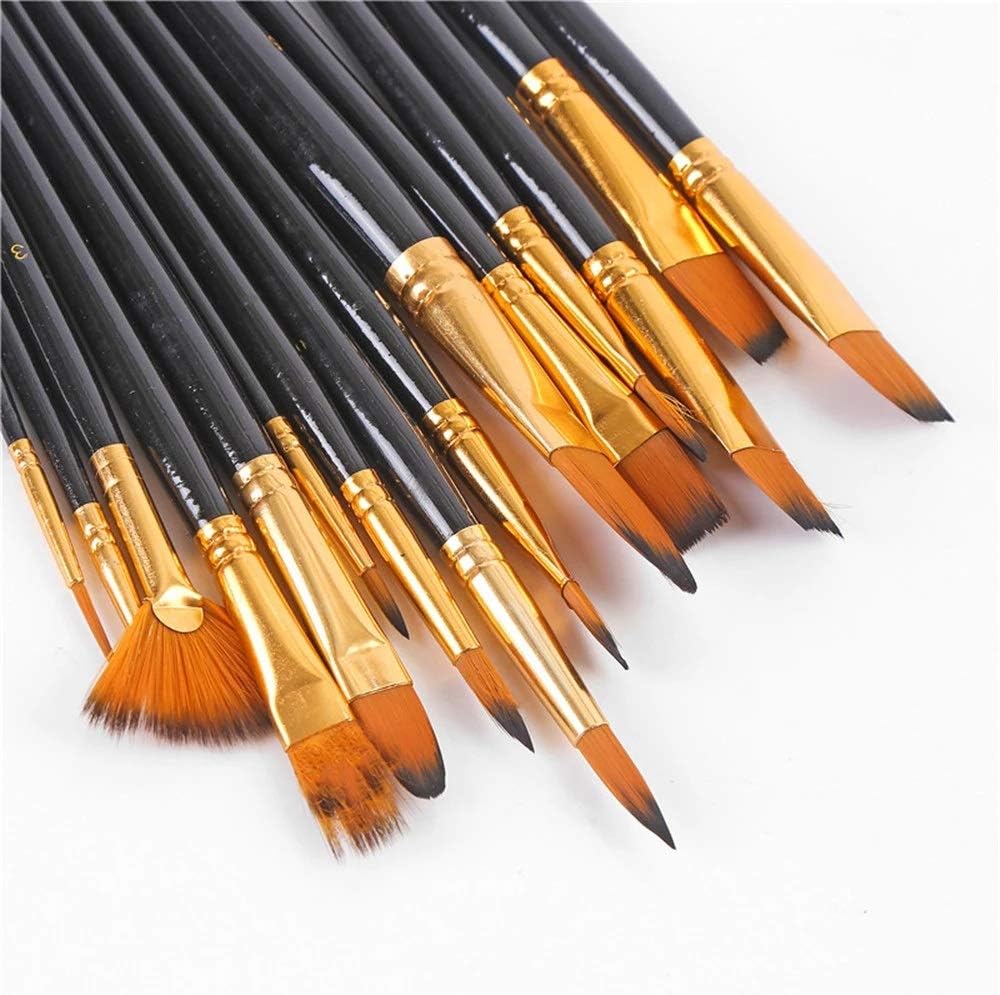 Artist paintbrush set- 15 brushes