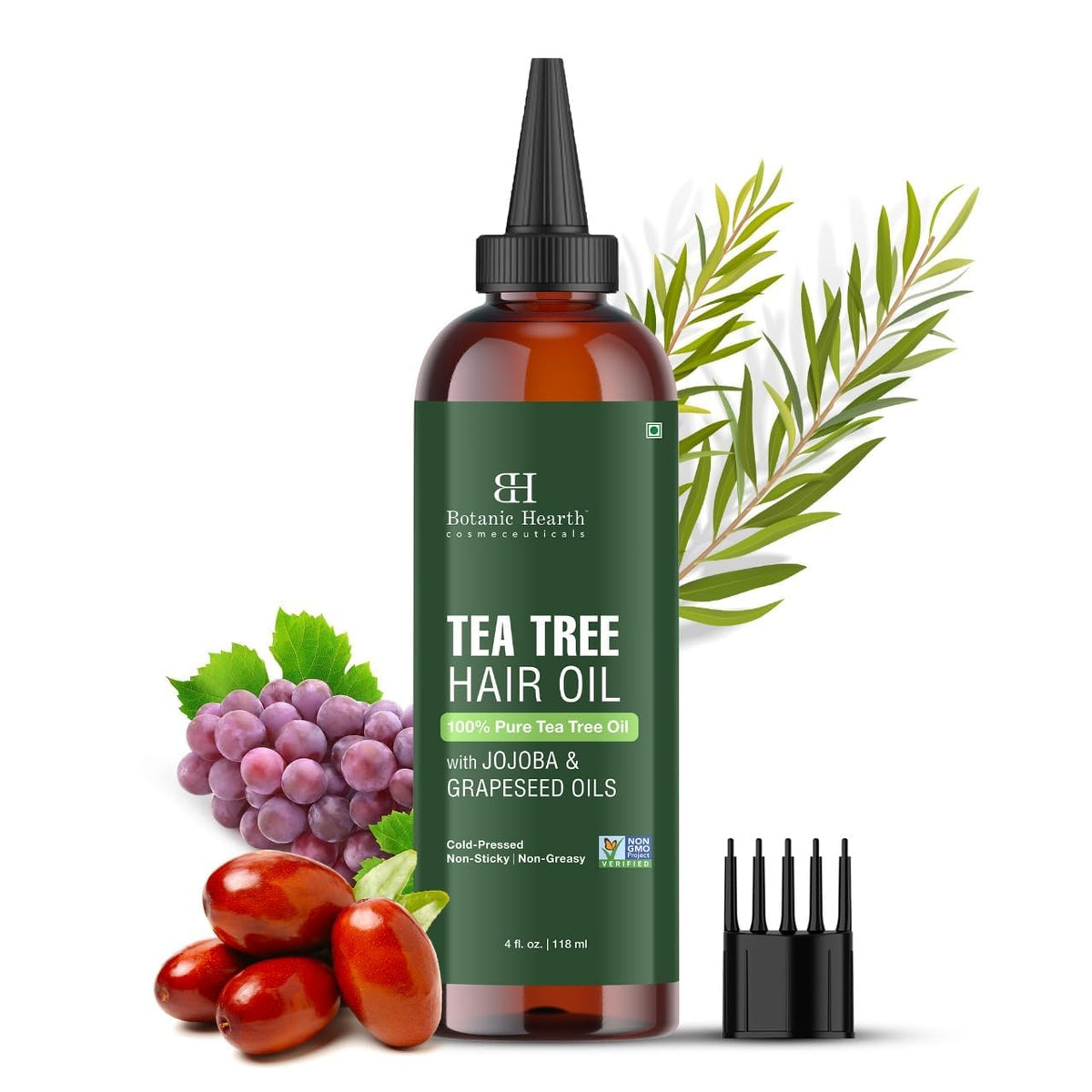 Botanic Hearth 100% Pure Tea Tree Hair Oil For Hair Growth