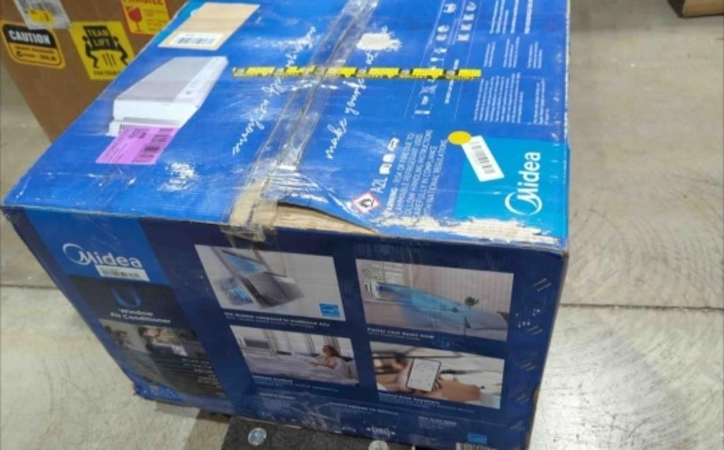 Midea 12,000 BTU U Shaped Smart Inverter Window Air Conditioner - Cools 550 Sq Ft