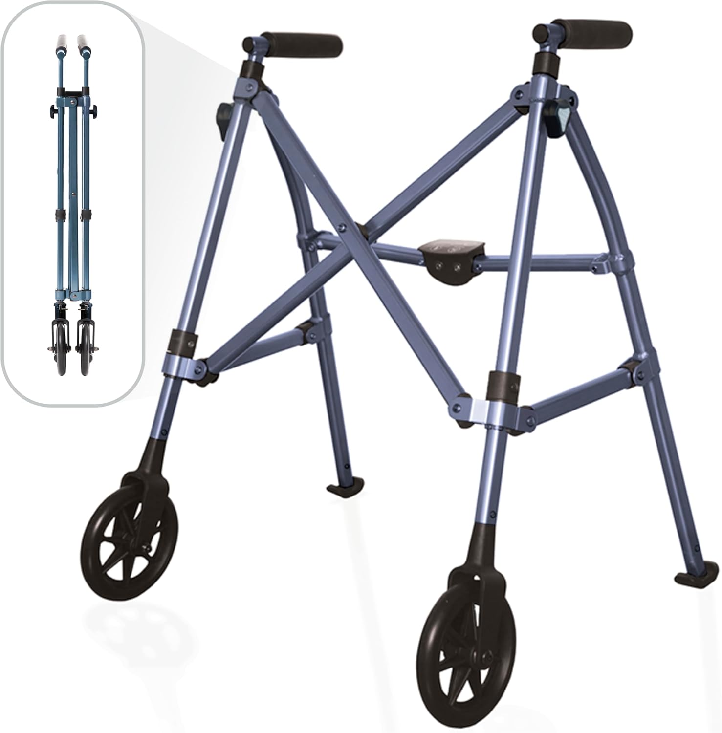Able Life Space Saver Walker Short, Cobalt Blue