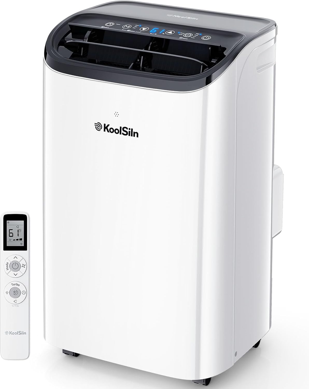 Portable Air Conditioner Cools Up to 550 Sq.Ft, 12,000 BTU WHITE