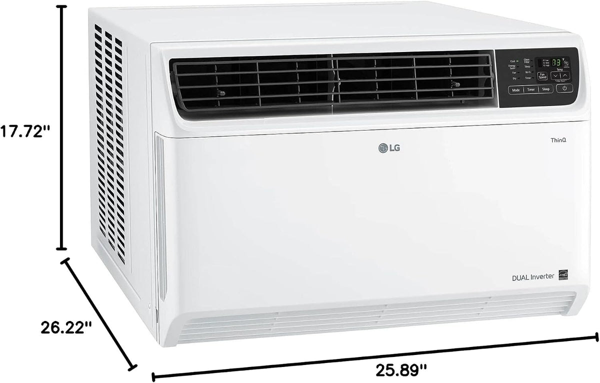 LG 18,000 BTU Window AC, Dual Inverter, WiFi & Remote, Voice Control 230V