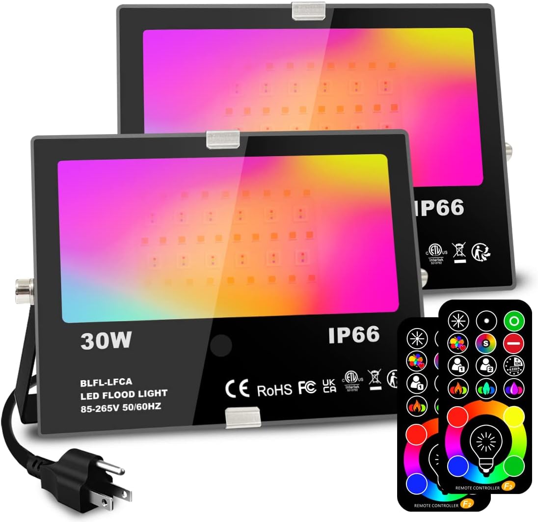 MELPO 30W Led Flood Light Outdoor 300W Equivalent