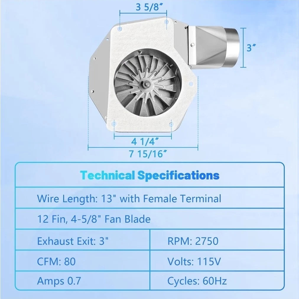 80473 Exhaust Blower Fan