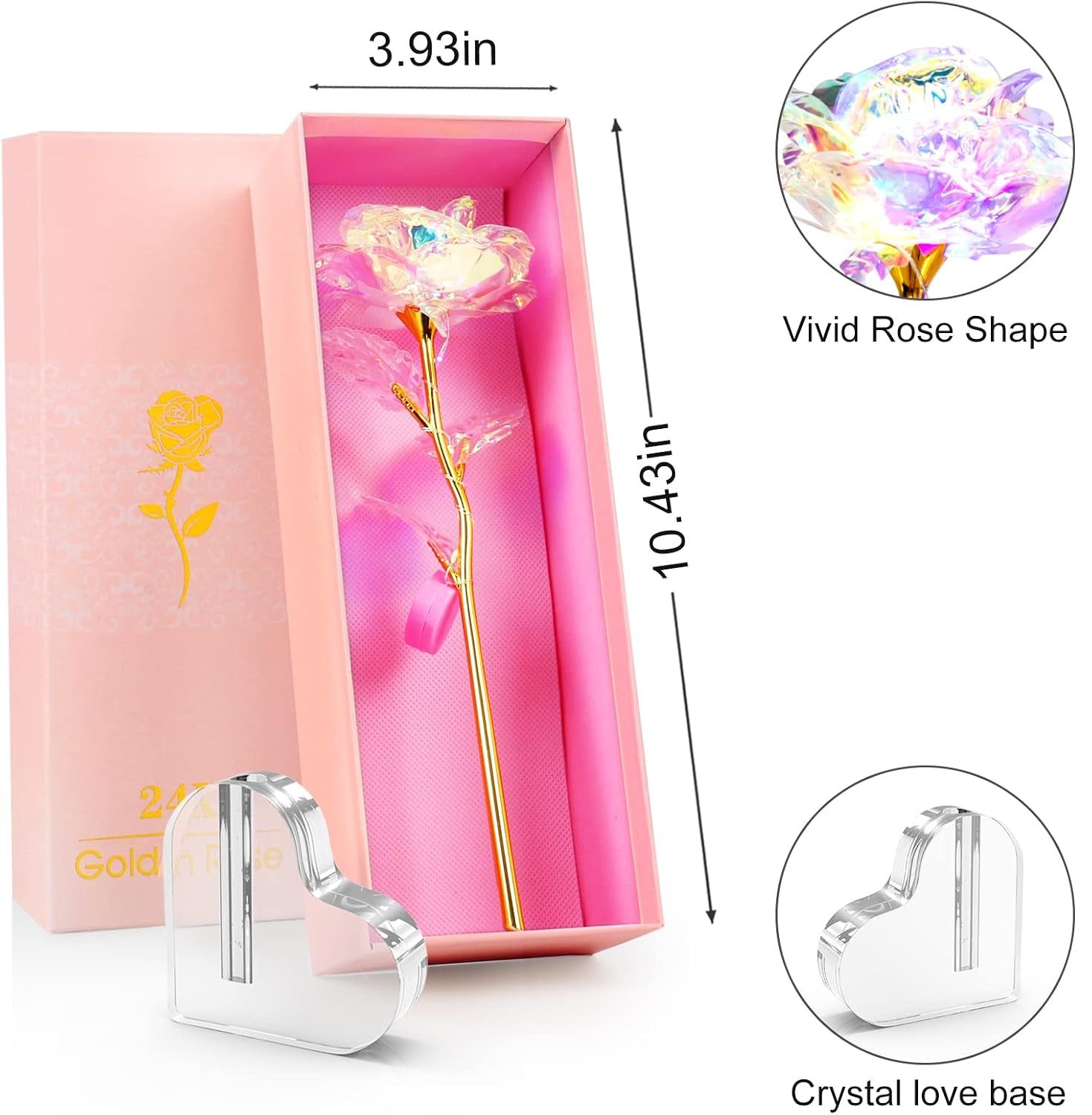BEFERR Golden Rose 24K Perfect Gift