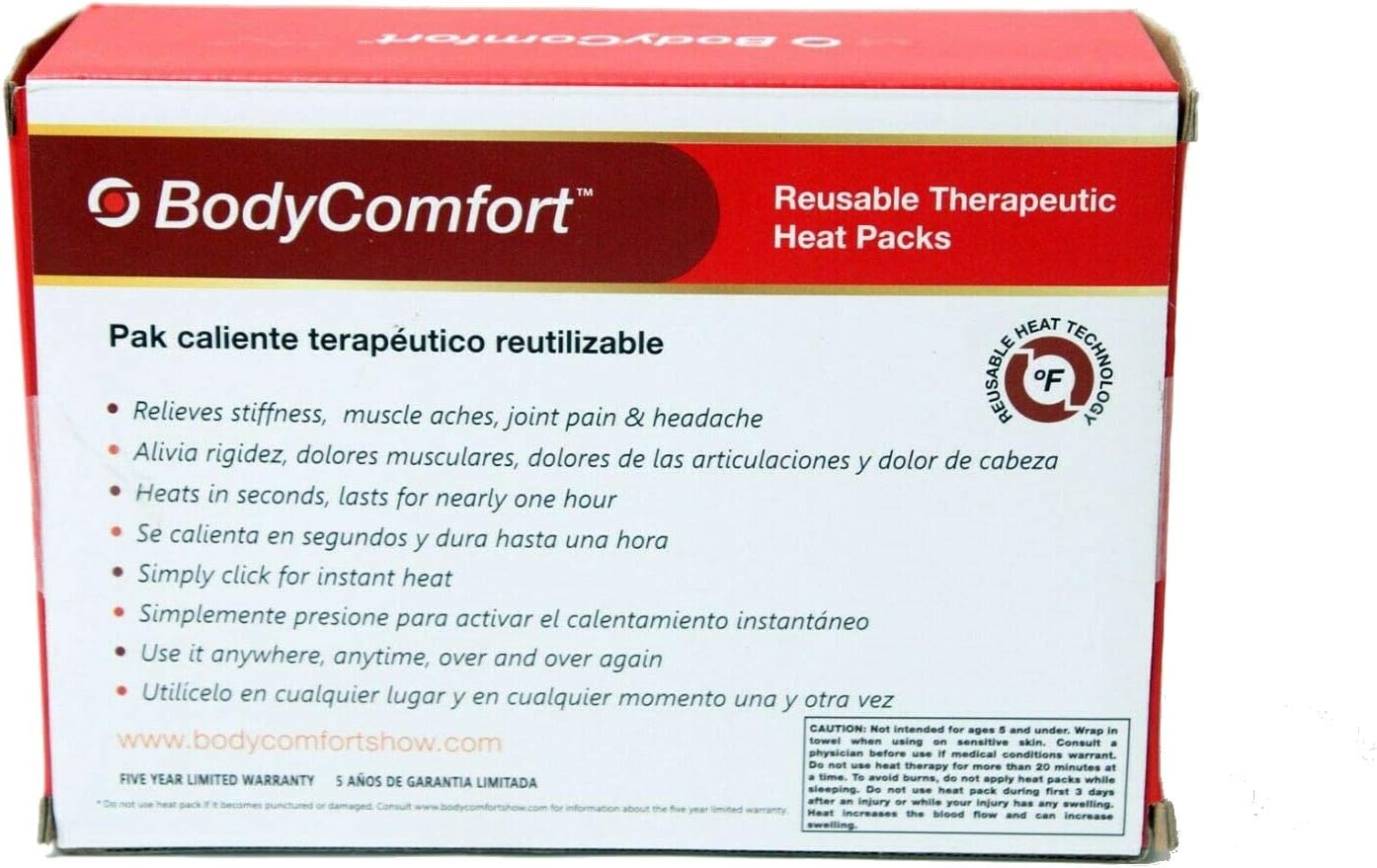 Body Comfort - Reusable Therapeutic Heat Packs