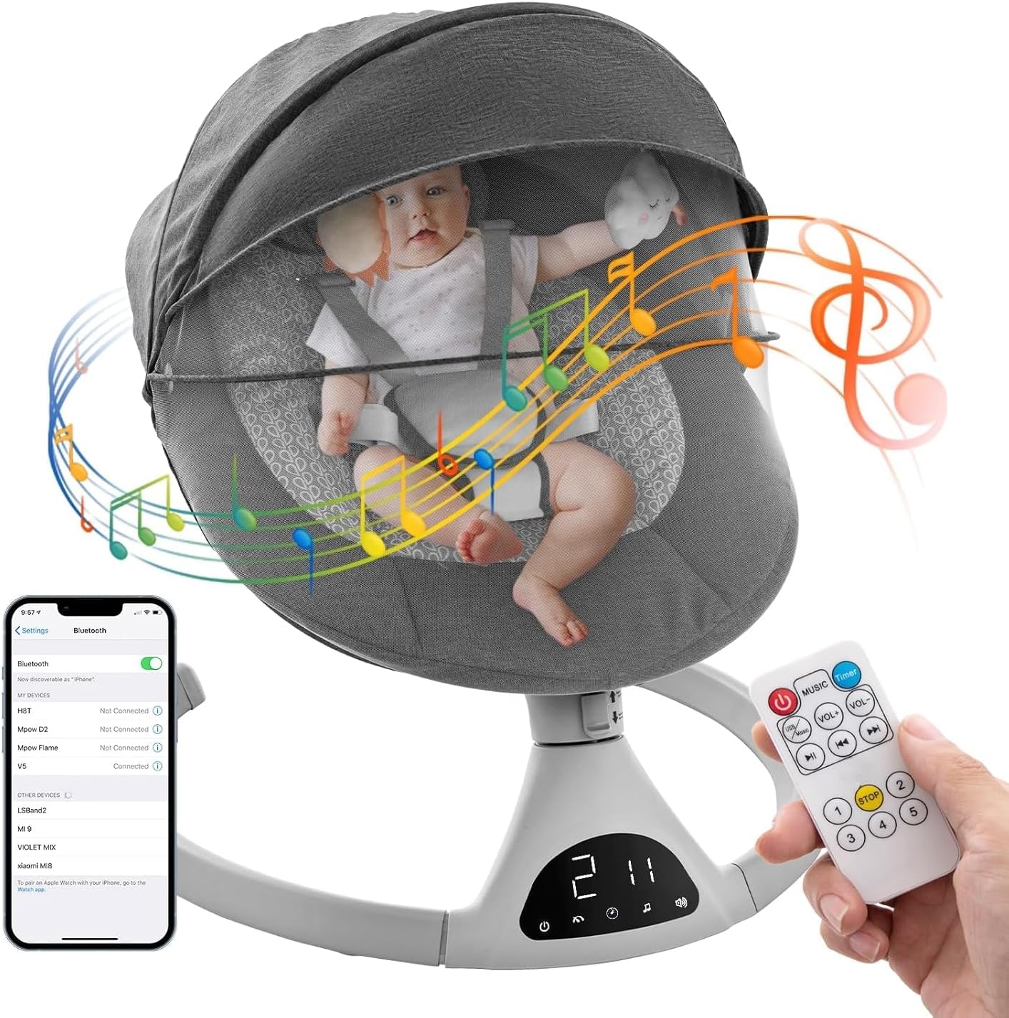 Soobaby Baby Swing for Infants