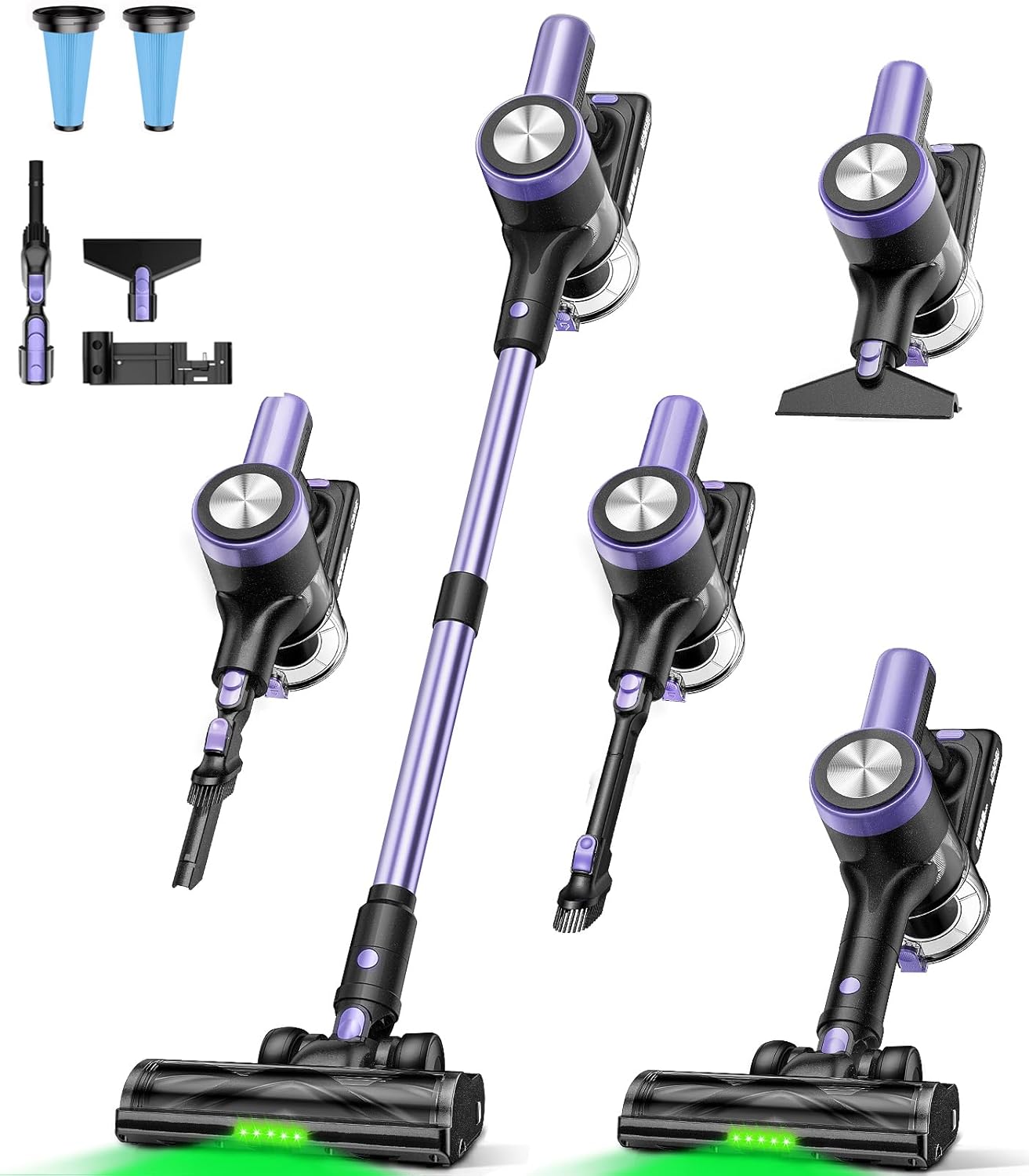 Cordless Stick Vacuum Cleaner, 500W