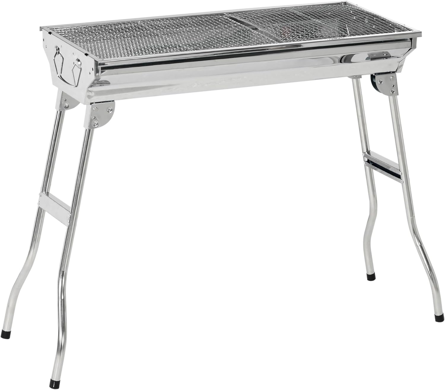 BBQ Outsunny Stainless Steel Portable Charcoal Grill
