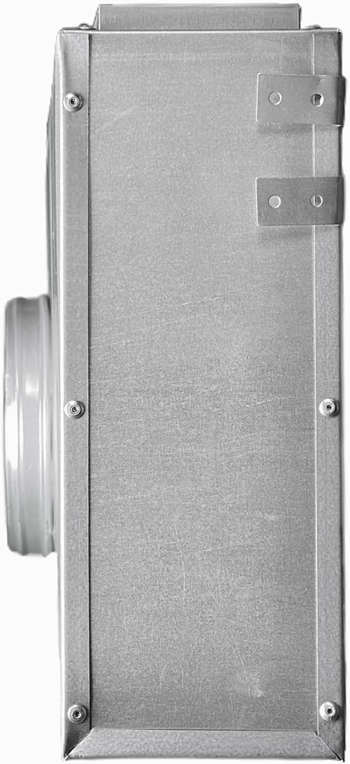 Buildmart 72" Plenum Box for Linear Slot Diffuser, Premium Insulated Plenum Box for Heating and Cooling