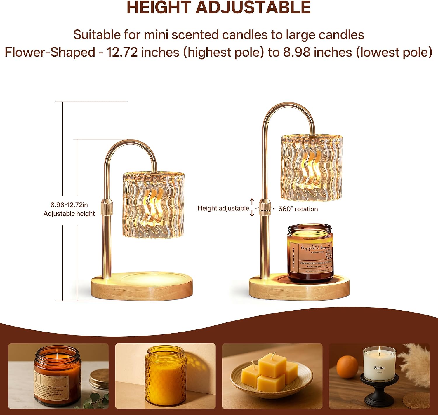 Homelist Candle Wax Warmer Lamp with Timer