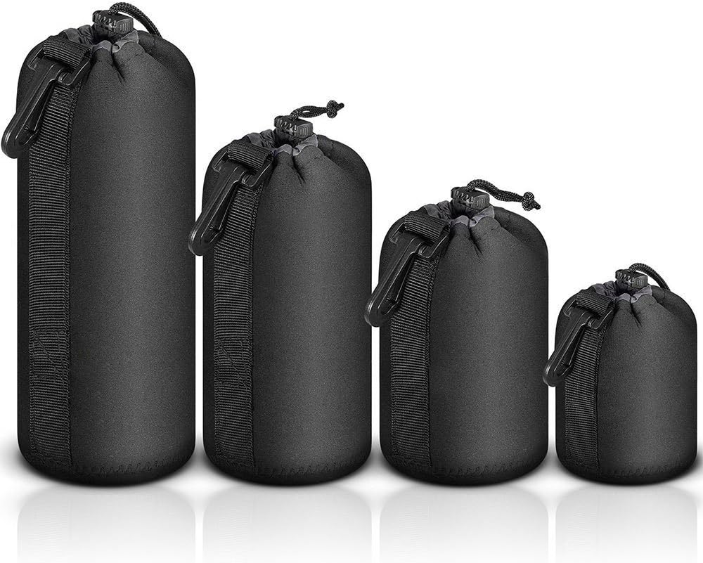 Selens 4 pcs Black Protective DSLR Ca