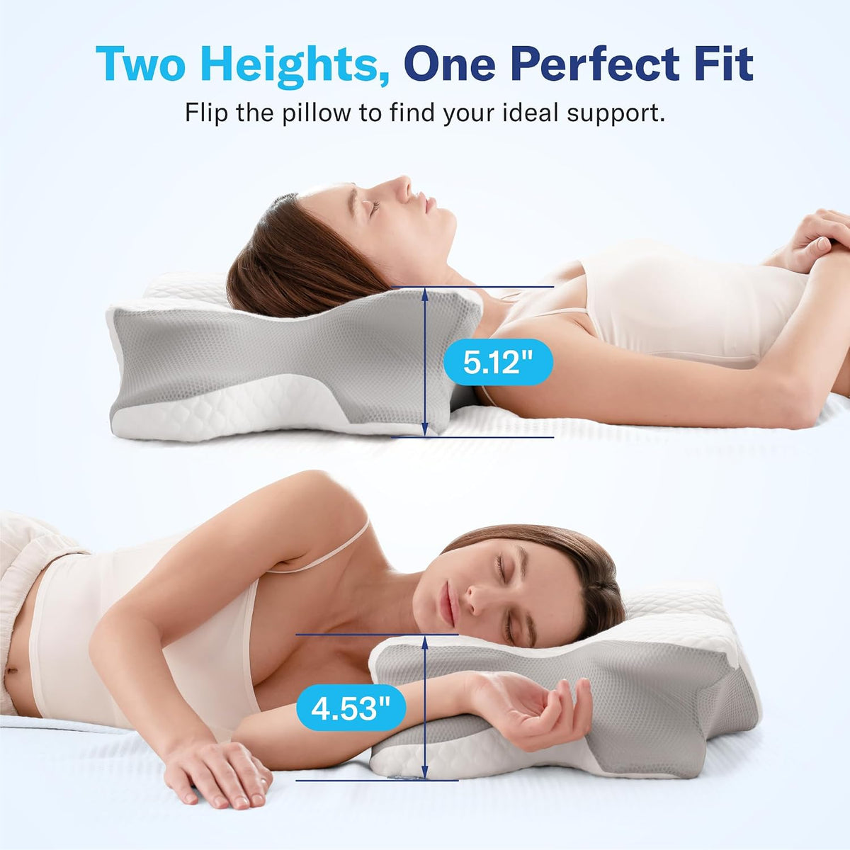 Cervical Pillow for Cozy Sleep, ALCEDO