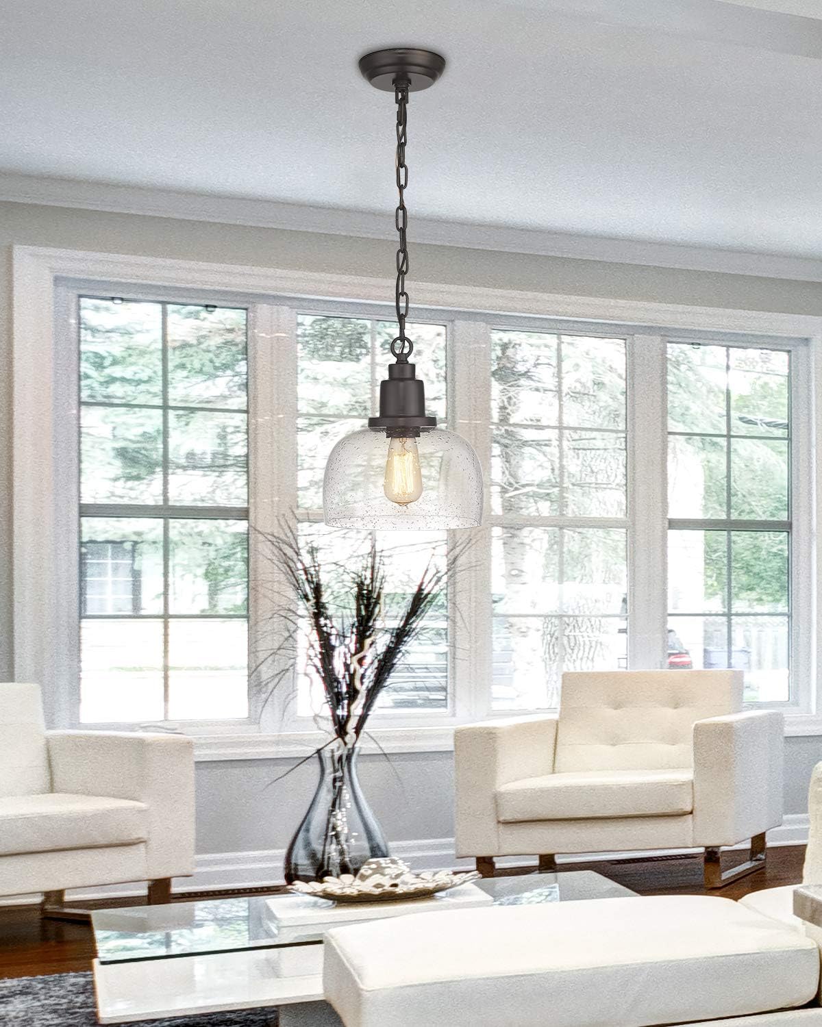 EAPUDUN Modern Farmhouse Pendant Light
